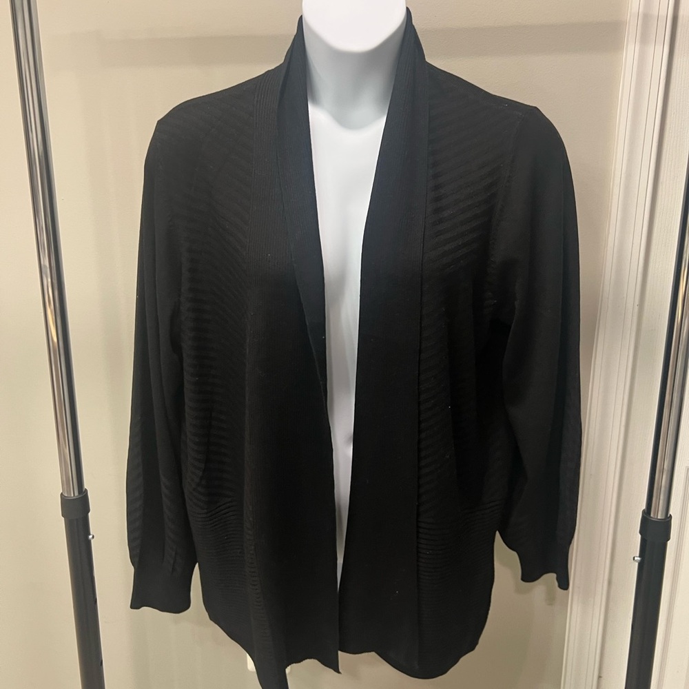 Liz Claiborne Black Cardigan Sweater